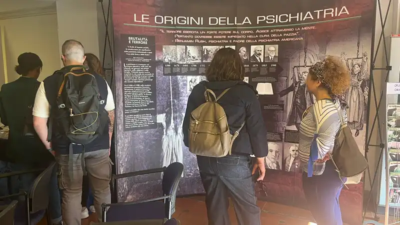 Mostra psichiatria Roma